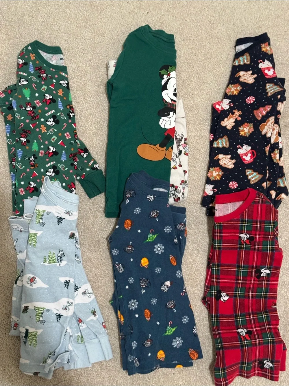 Old Navy Toddler Pajama Set 4T (Bundle of 6 sets)